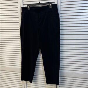 Ruby Rd Favorites Pull On Black Dress or Casual Pants Back Pockets Size 16